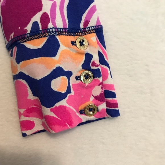 Lilly Pulitzer womens pink Sophie mini Dress in Catch and Release Print size XS - Picture 3 of 9